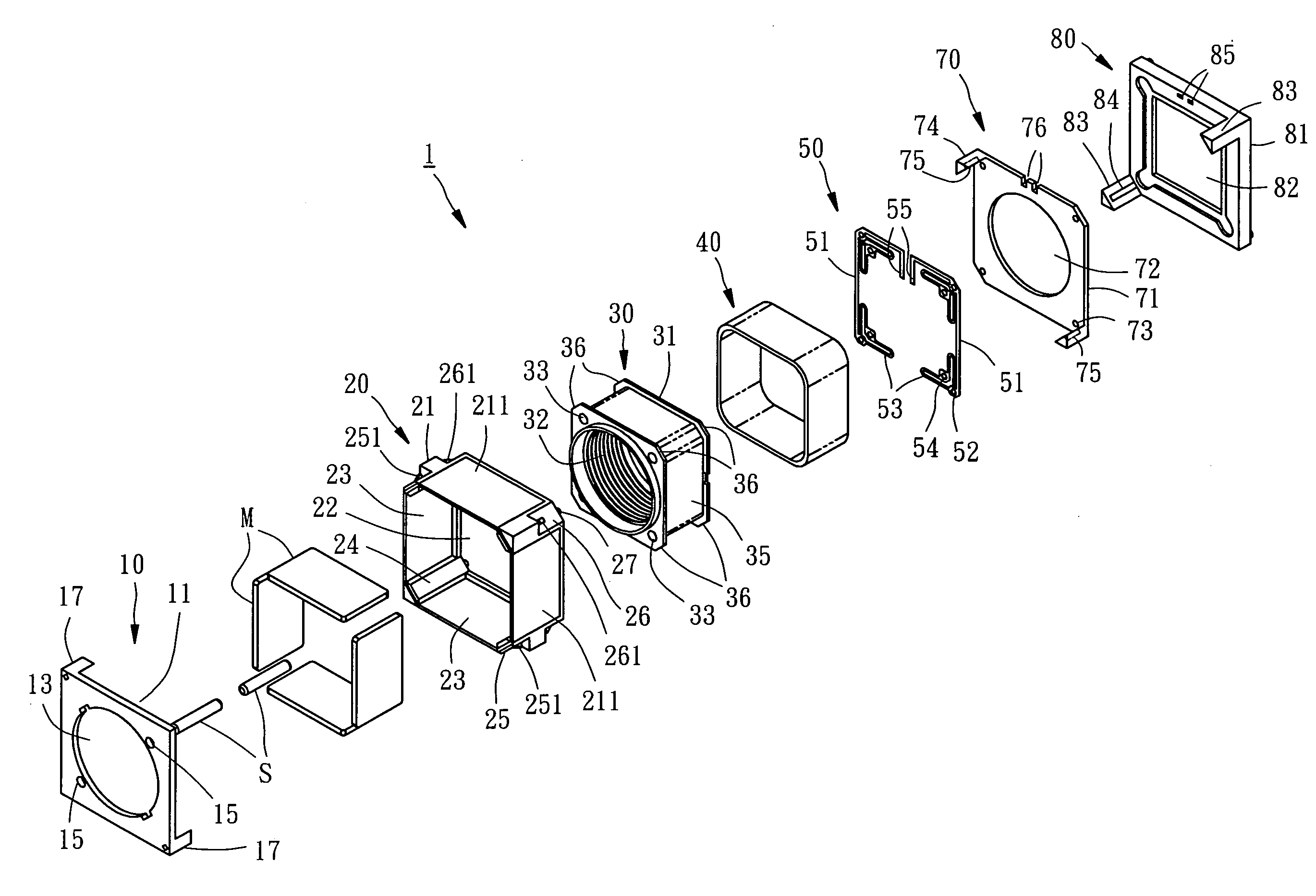 Voice coil motor type focusing actuator