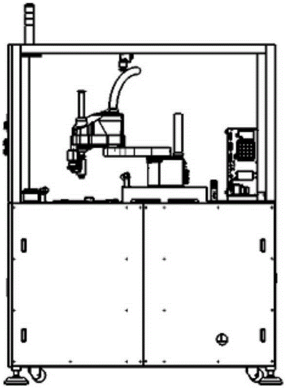 Automatic feeding device with robots