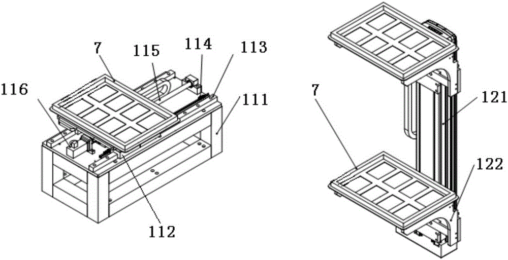 Automatic feeding device with robots