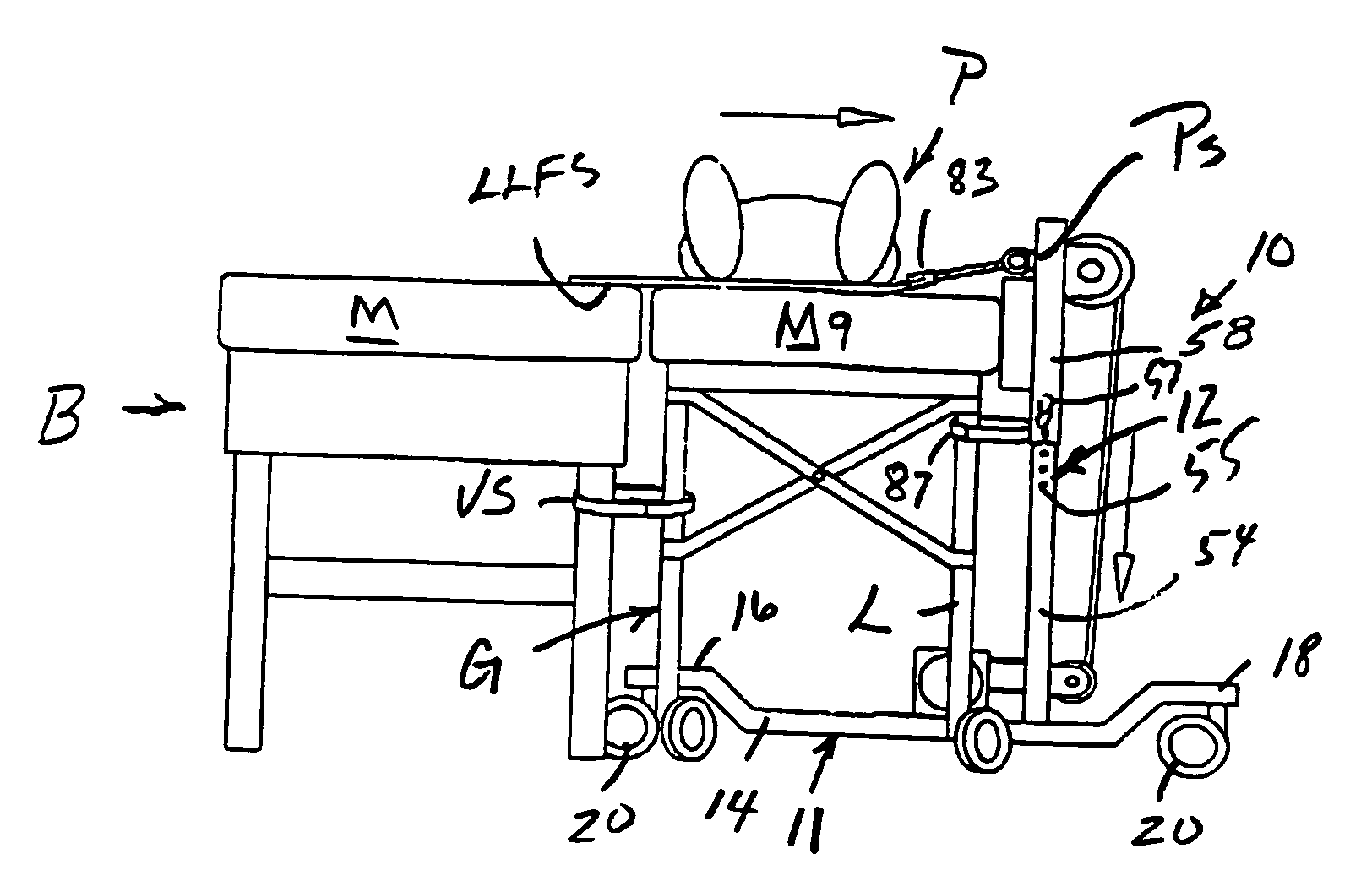 Patient transfer device