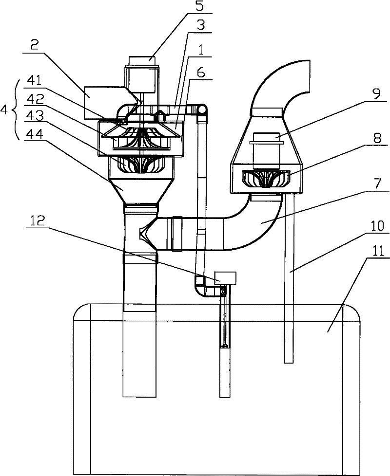 Cyclone water bath air cleaning device and cleaning method thereof