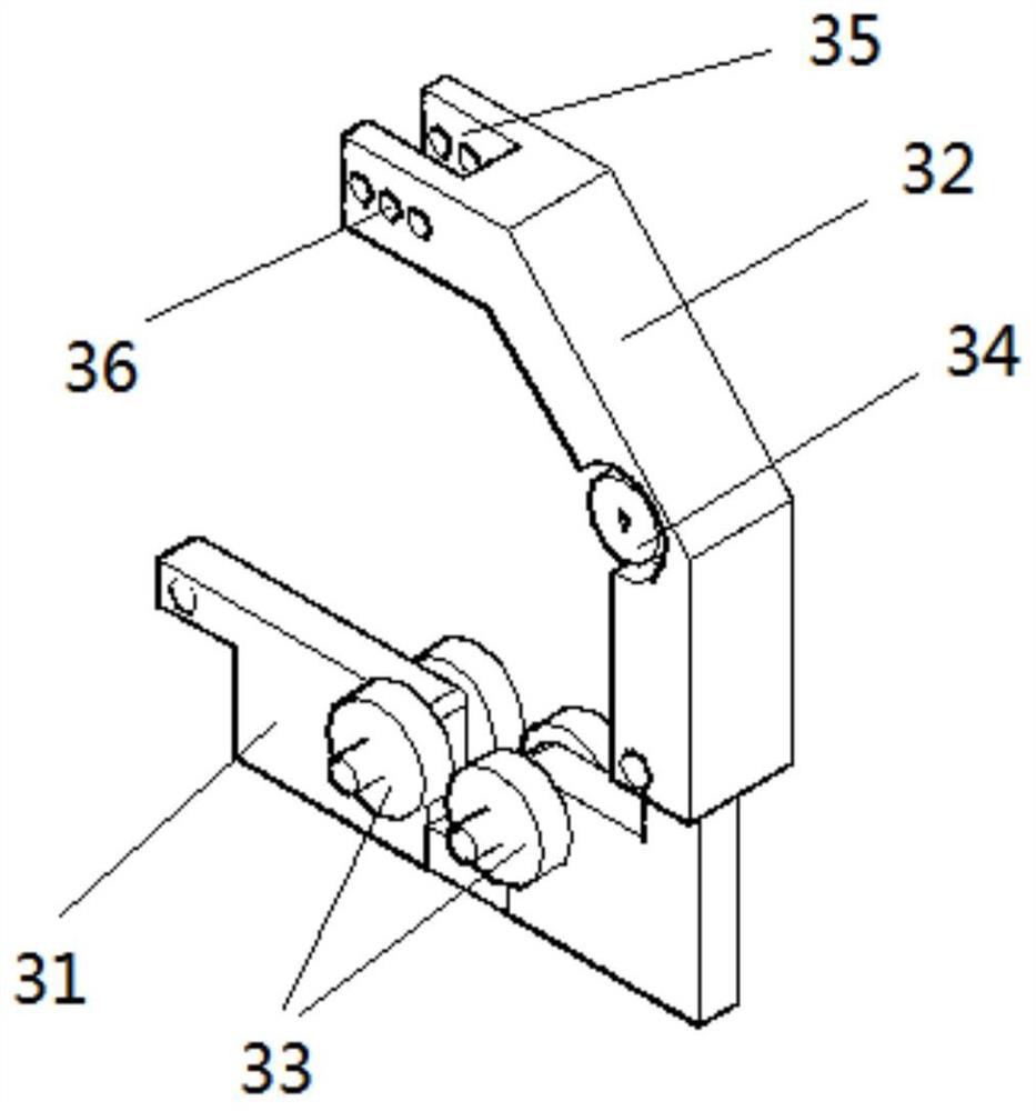 Cleaning device for guide rod of LCD glass substrate deposition operation frame