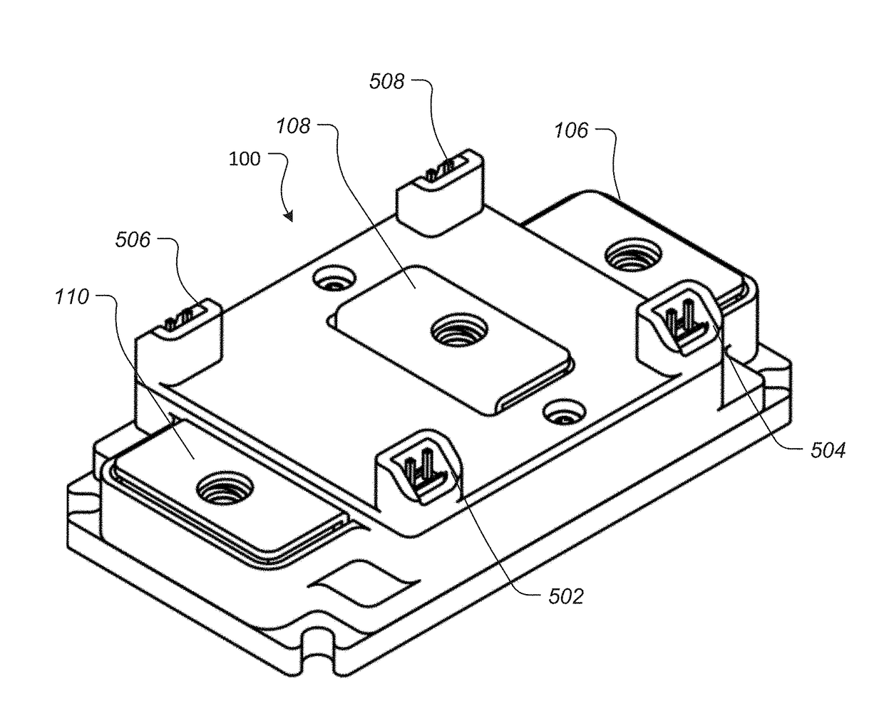 High Power Multilayer Module Having Low Inductance and Fast Switching for Paralleling Power Devices