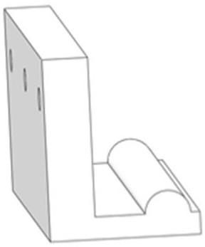 Screw-hole-free hot pressing head locking jig