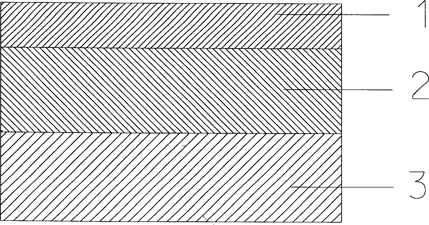 Composite titanium-base film photoelectrode and its making process