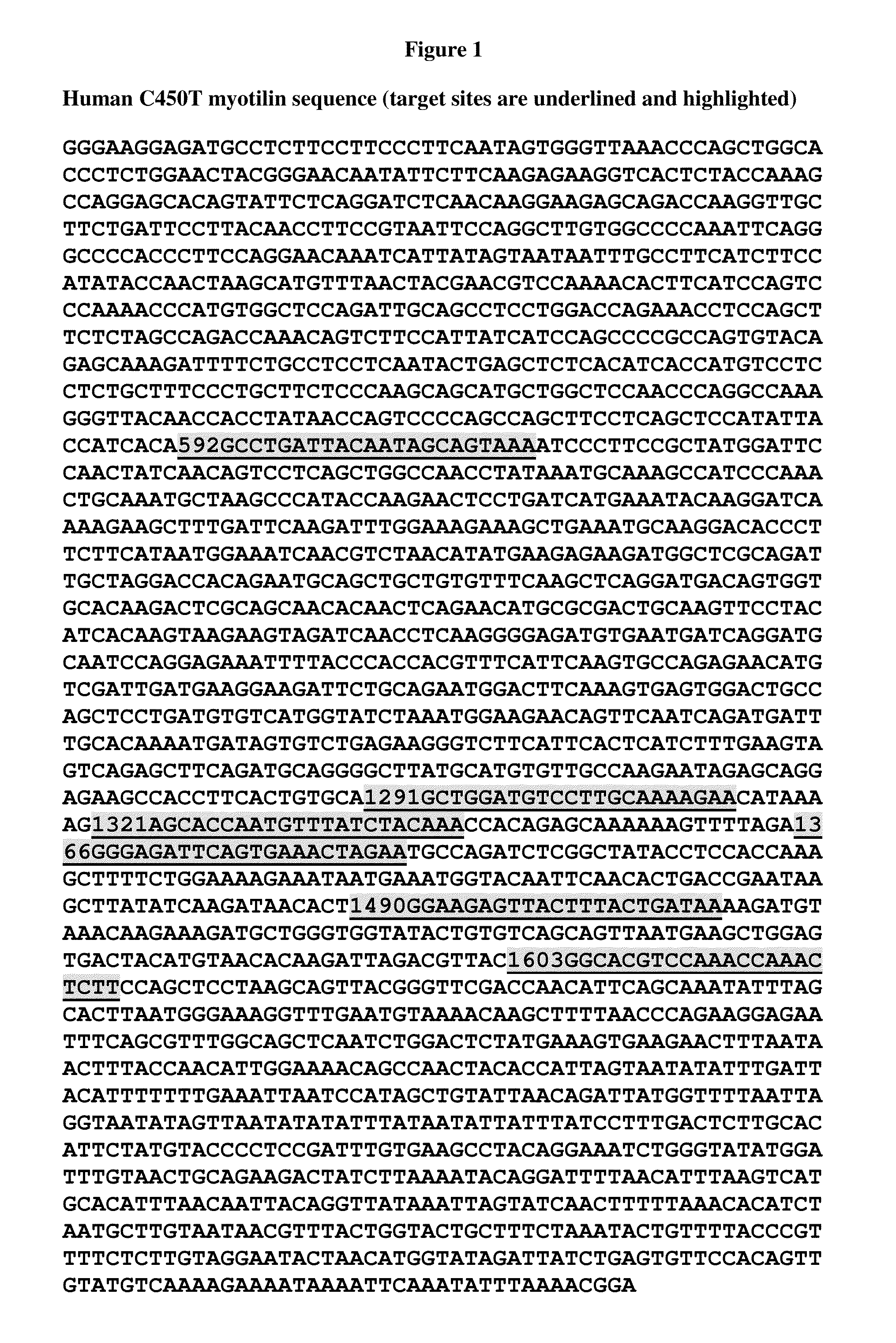 Recombinant virus products and methods for inhibition of expression of myotilin