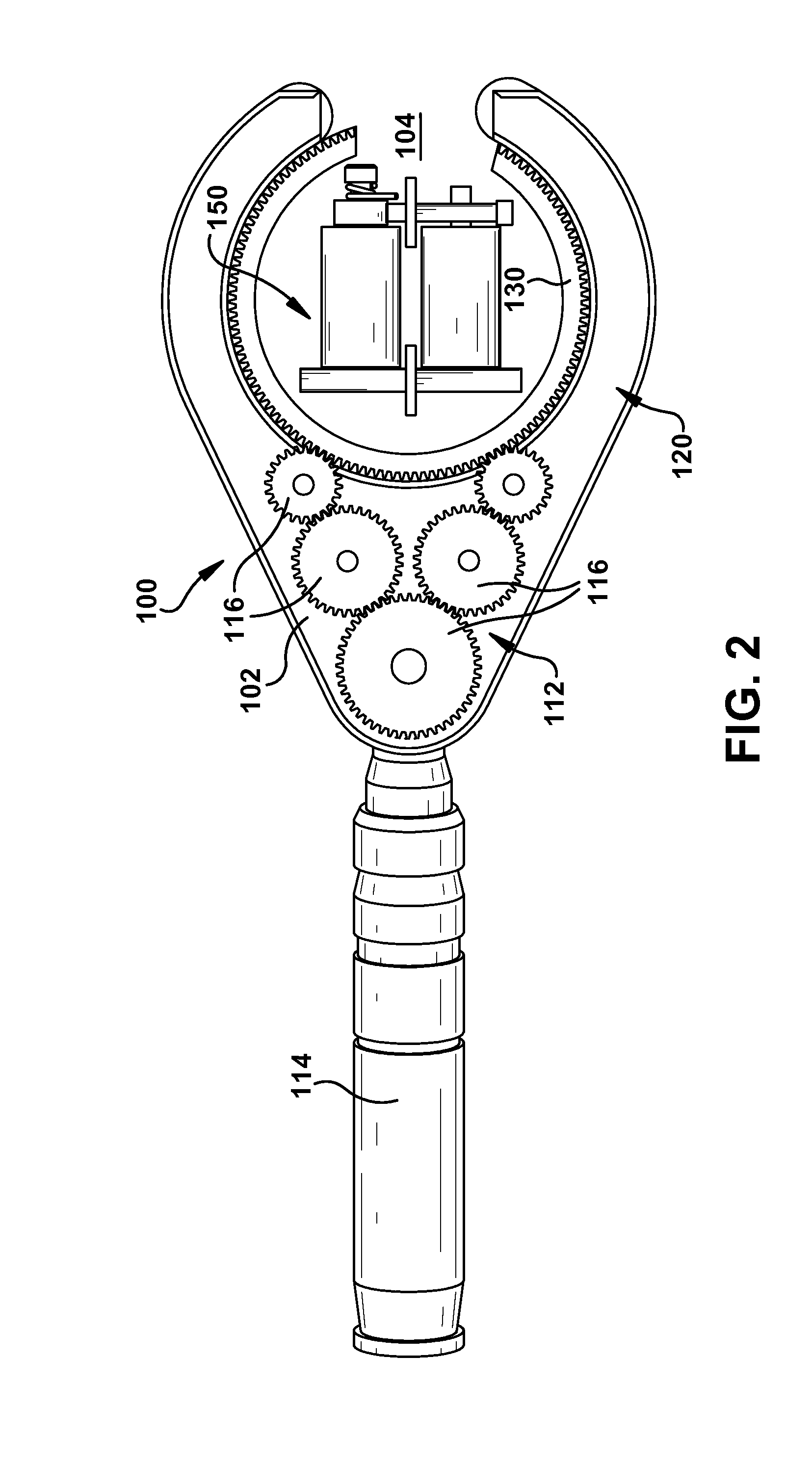 Hand-carried taping machine with non-powered guide system