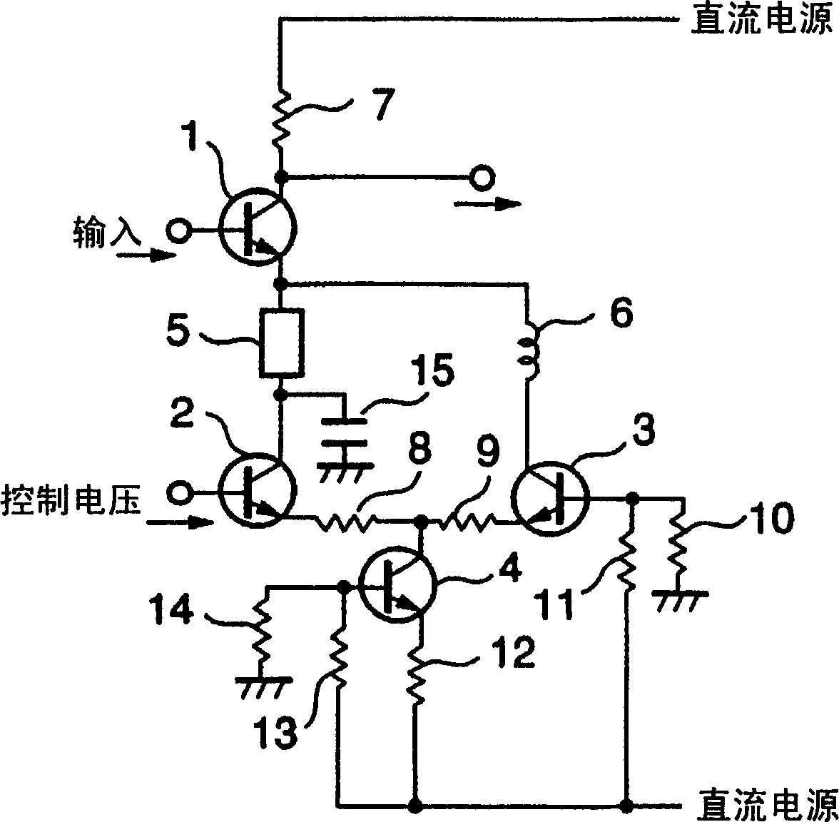 Gain control circuit capable of reducing change in gain due to variation of ambient temperature