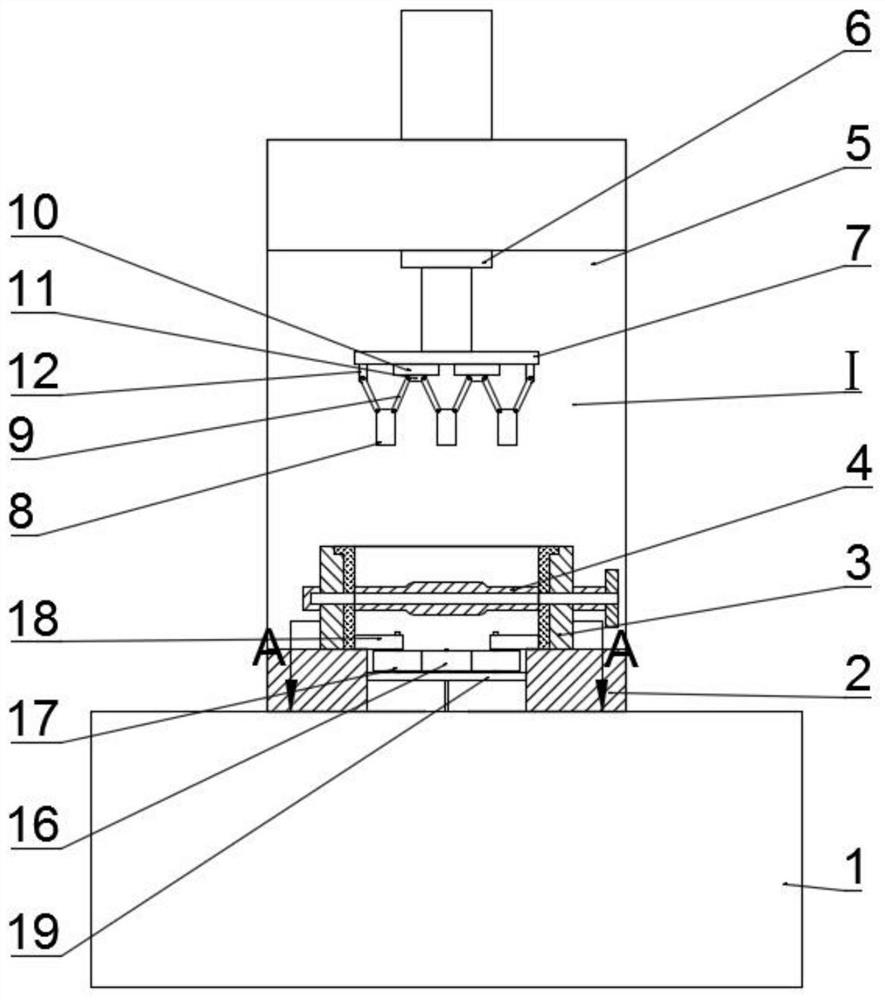 Butterfly plate combination method of butterfly valve assembling machine