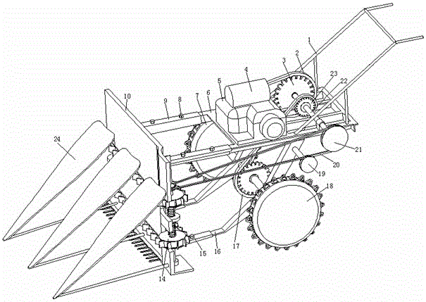 A notoginseng stalk harvester