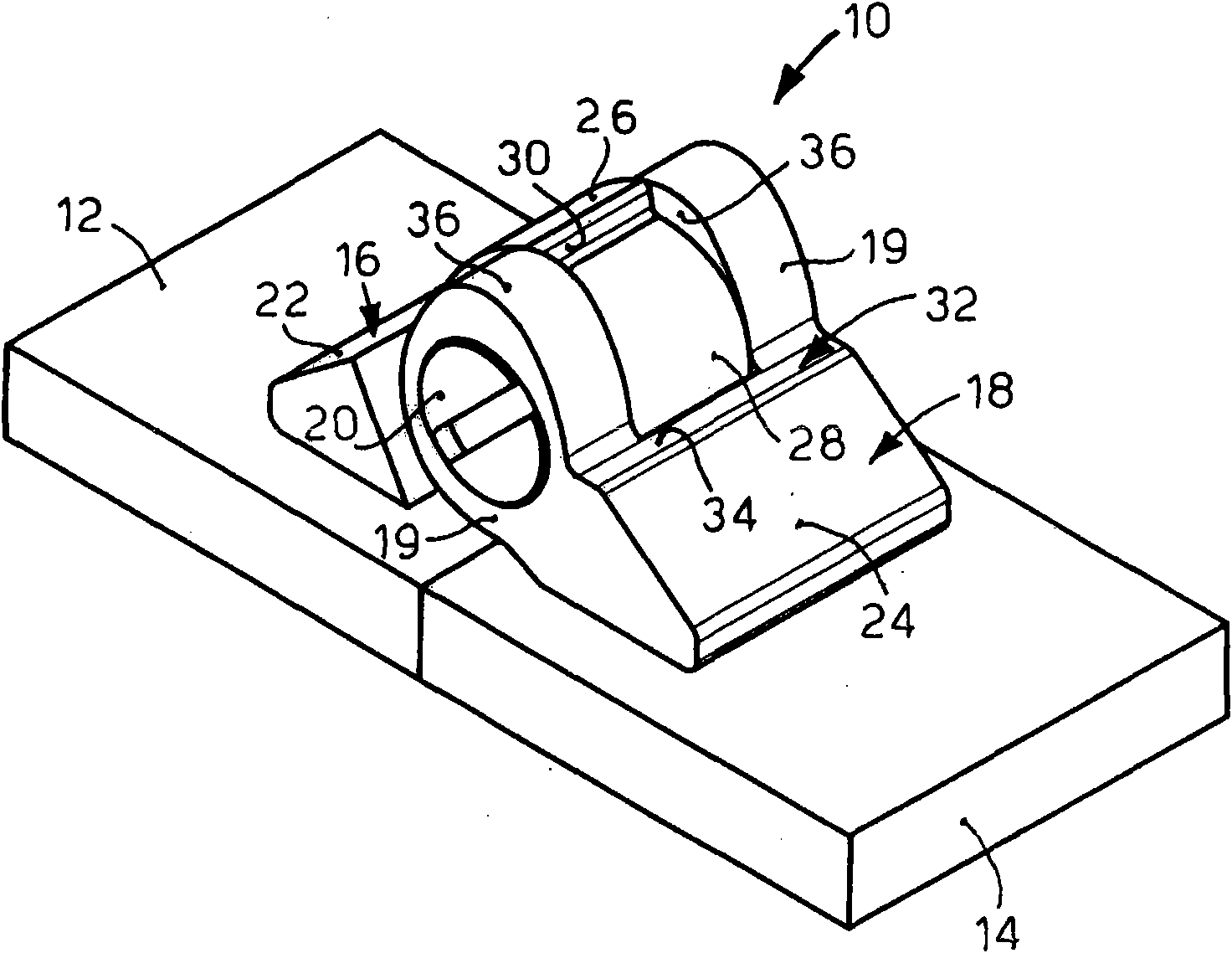 Hinge for spectacles