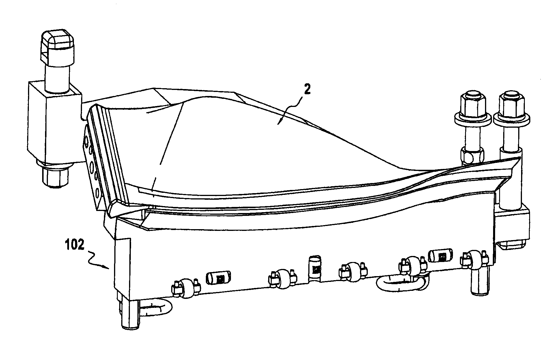 Tooling for fastening metal reinforcement on the leading edge of a turbine engine blade, and a method using such tooling