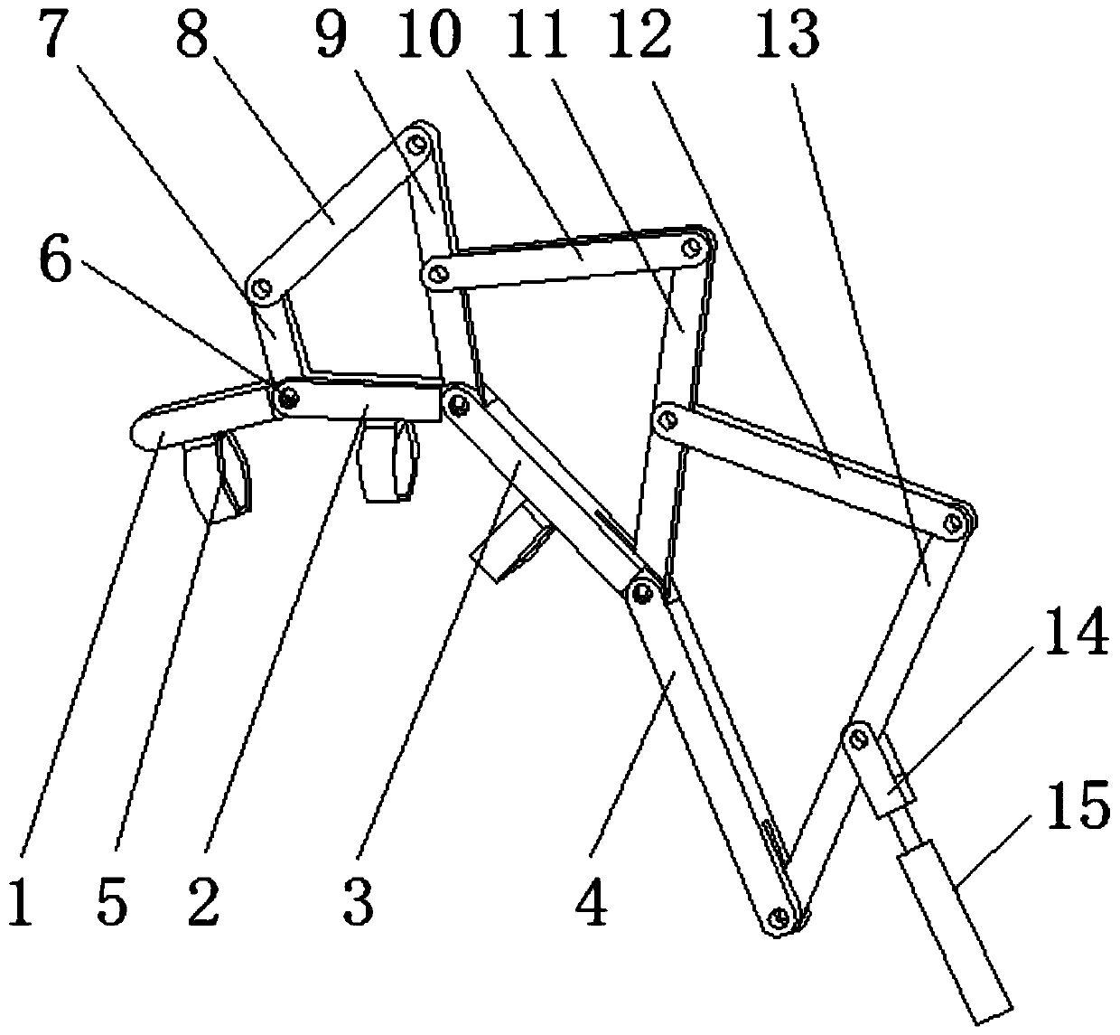 Finger rehabilitation training apparatus based on three four-bar mechanisms