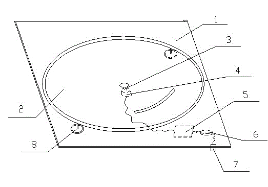 Refrigerator clapboard capable of automatically controlling rotation