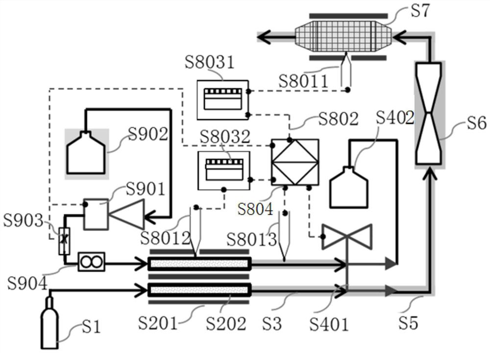 Flow-controllable and temperature-controllable liquid evaporator