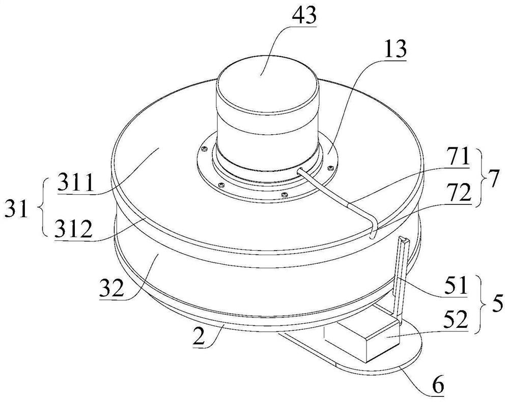 Vehicle-mounted visual acquisition module, active cleaning device thereof and unmanned vehicle