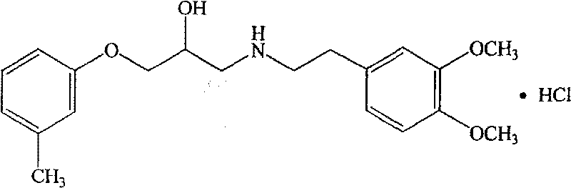 Method for refining bevantolol hydrochloride