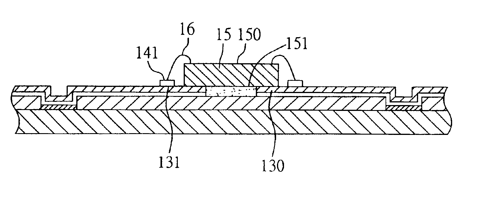 Semiconductor package free of substrate and fabrication method thereof