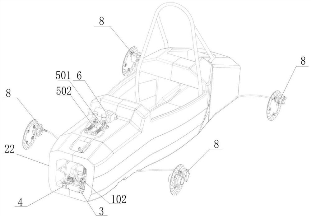 Active braking system applied to unmanned formula car