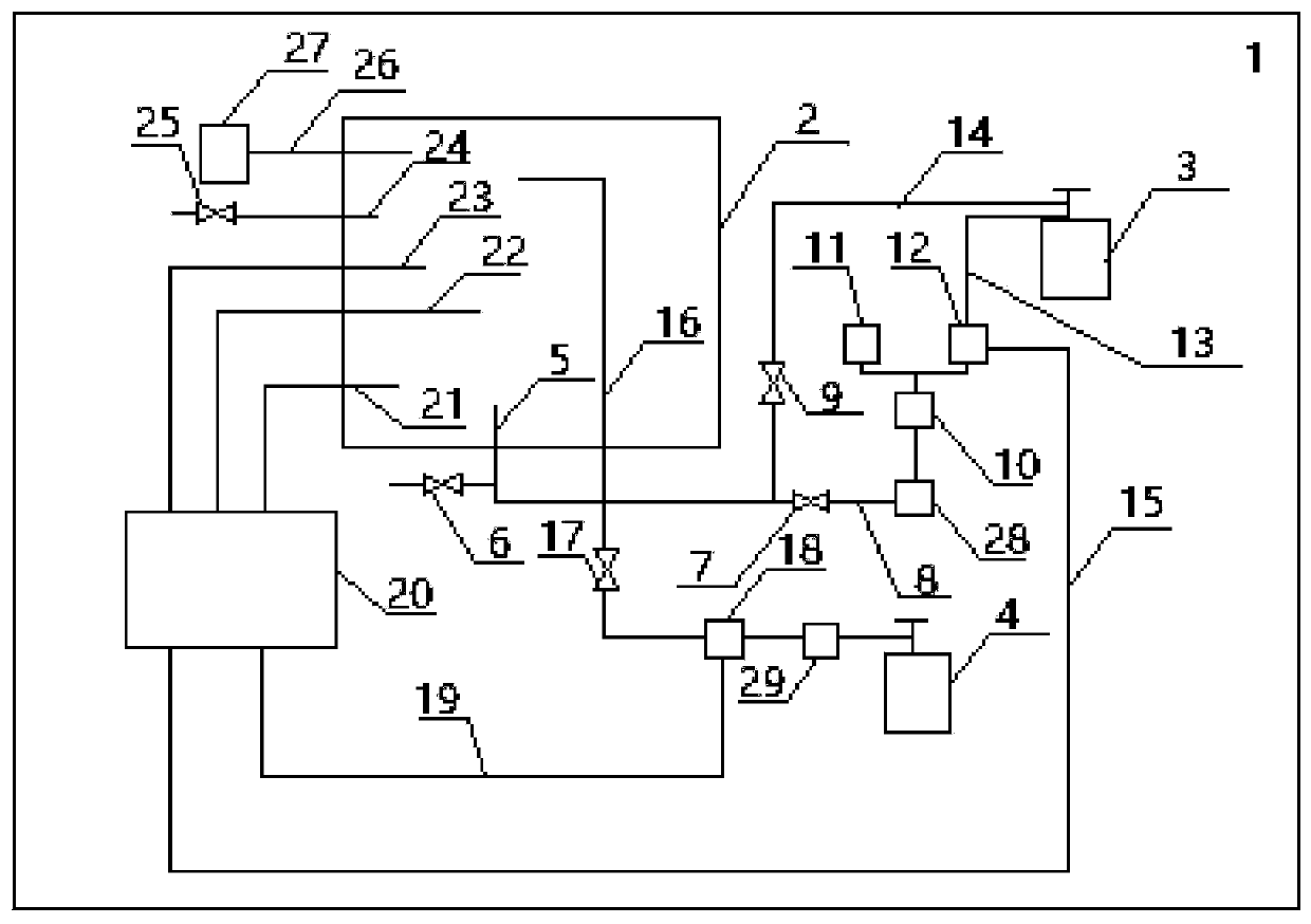 A simulation experiment device and working method of natural gas hydrate depressurization exploitation