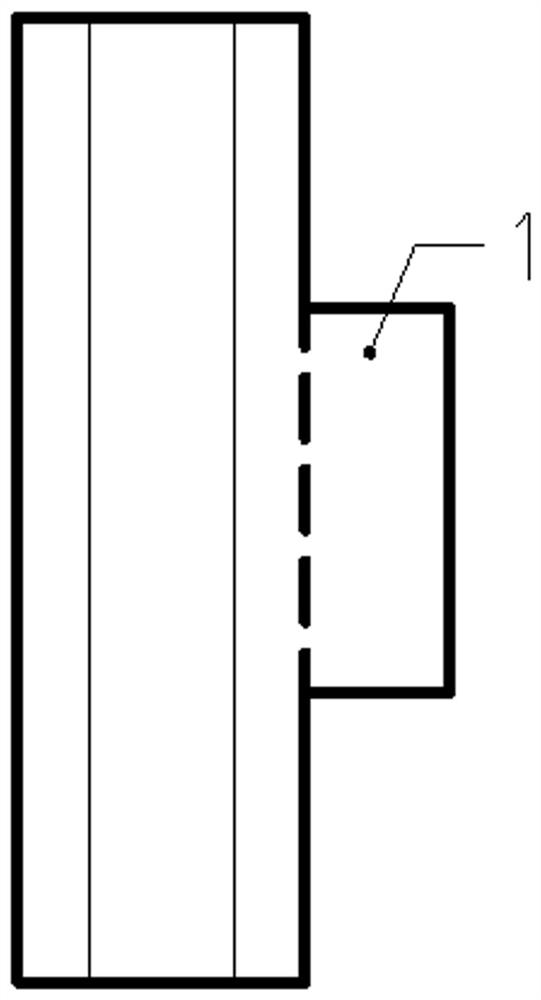 Prefabricated clear water-sewage separation side type ditch inspection well and cover plate