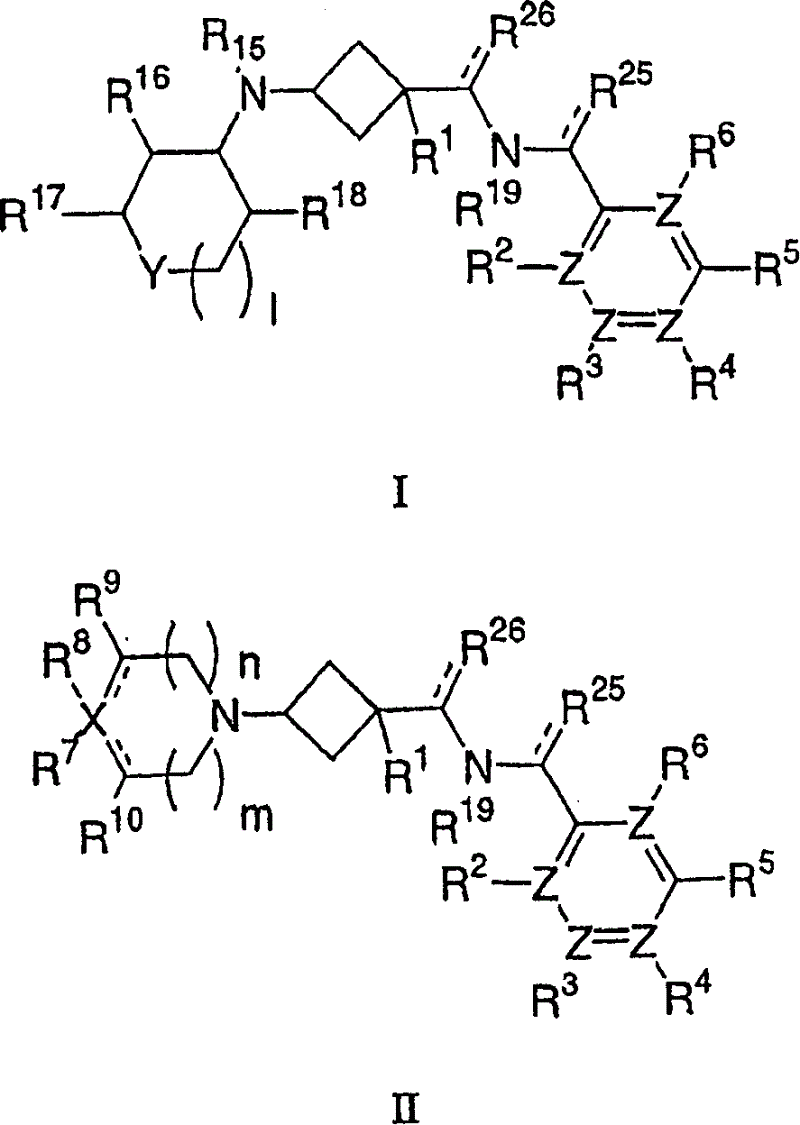 Amino cyclobutylamide modulators of chemokine receptor activity