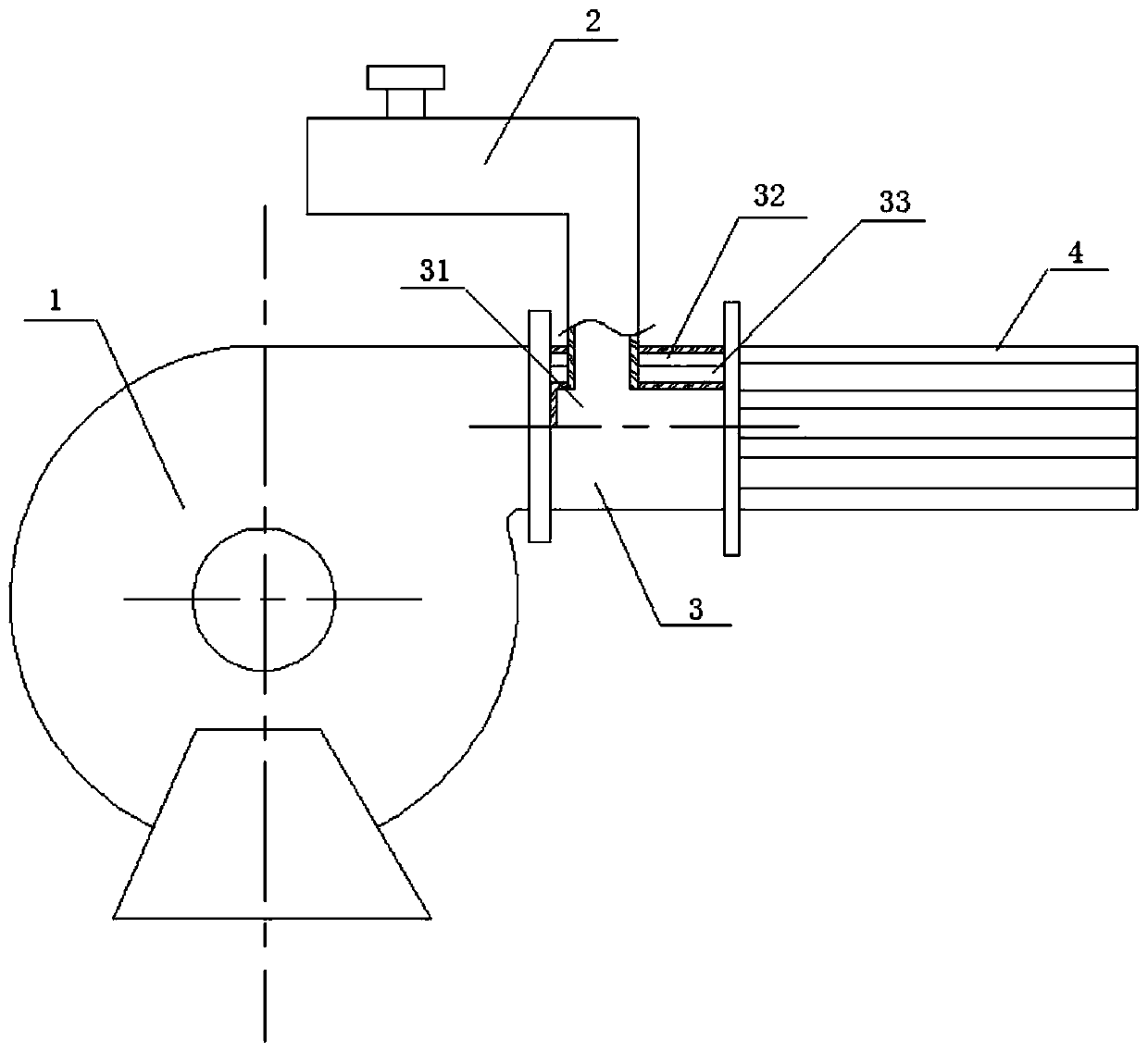 Low-nitrogen combustion device with free dispersion pre-mixing combustion layer and combustion head thereof