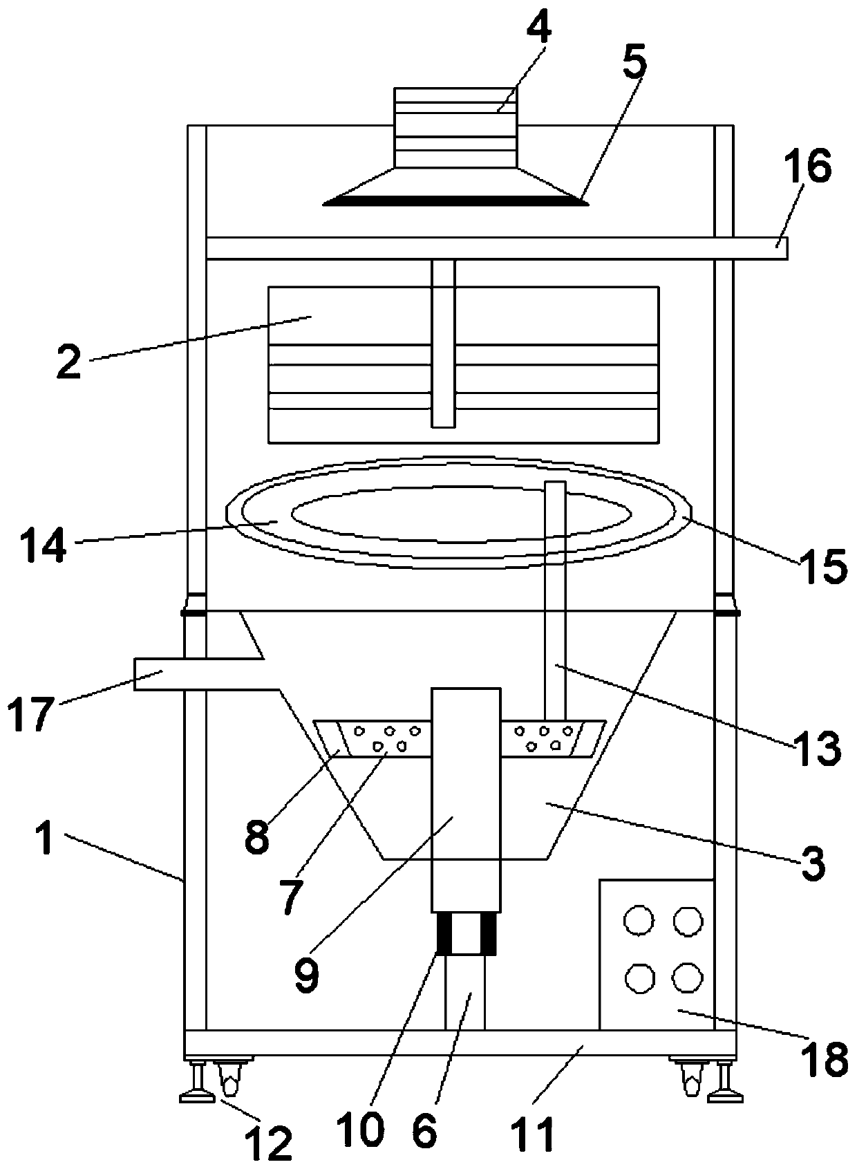 Movable pulse dust collector and working method thereof