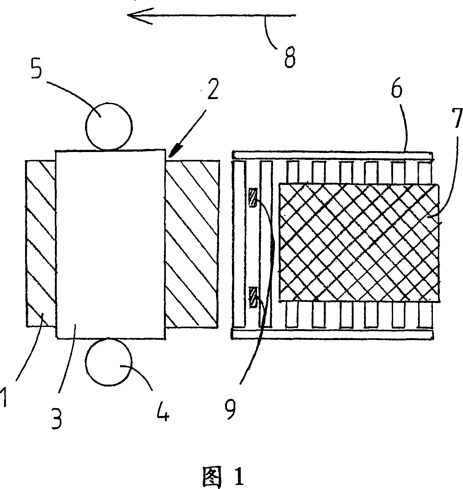 Device for printing plate-shaped work pieces