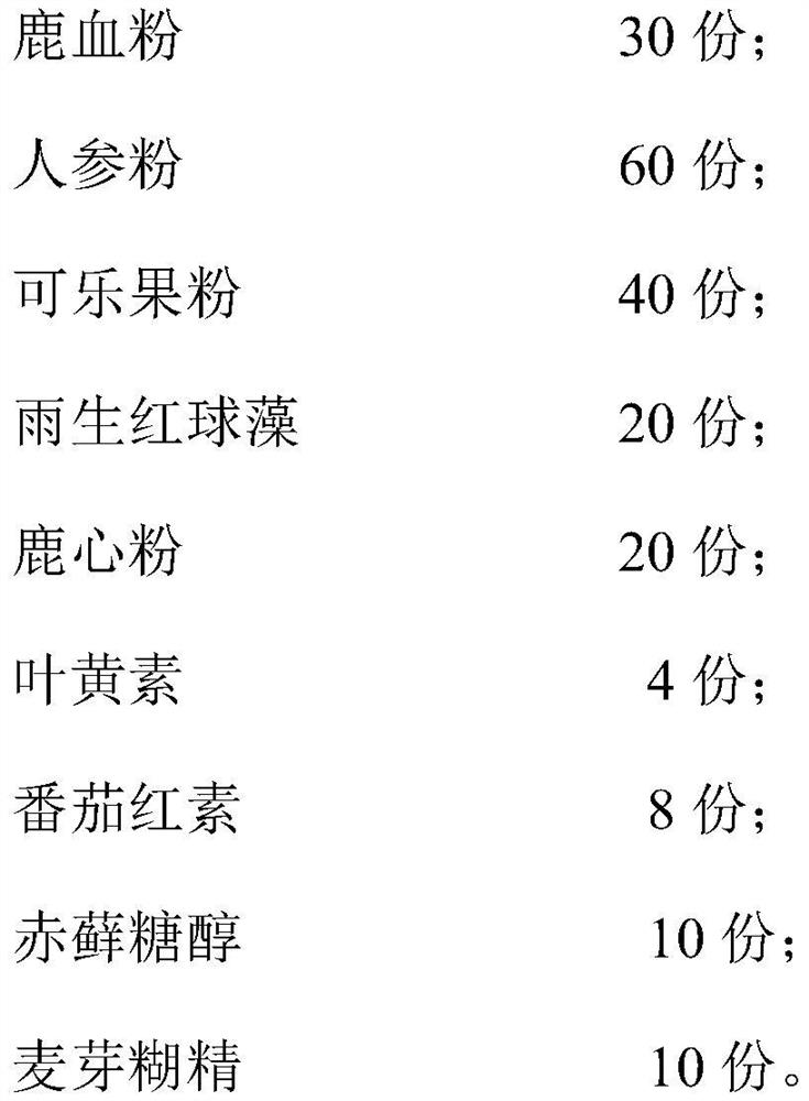 Solid health-care beverage as well as preparation method and application thereof