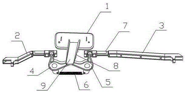 Car glove box locking device