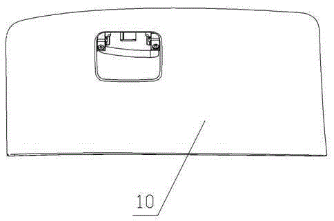 Car glove box locking device