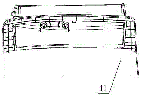 Car glove box locking device