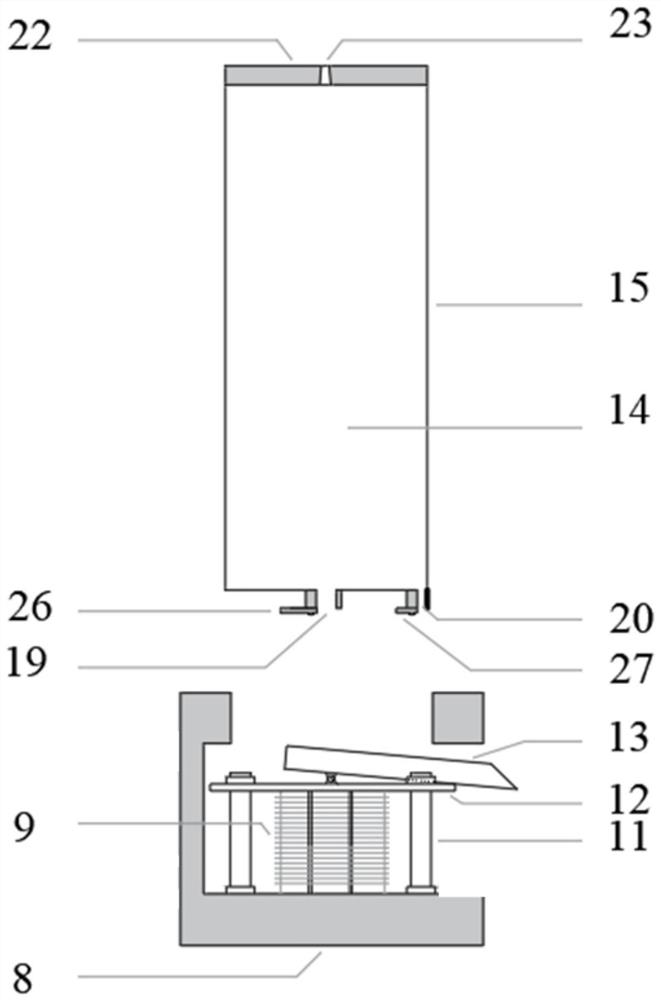 Simulated ore drawing method of miniature vibration ore drawing machine based on indoor simulated ore drawing