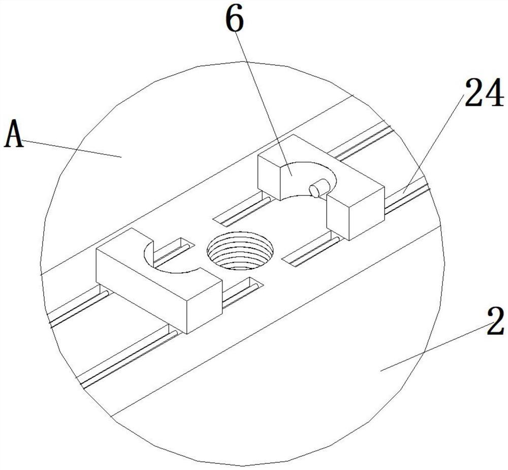 Copper busbar drawing device