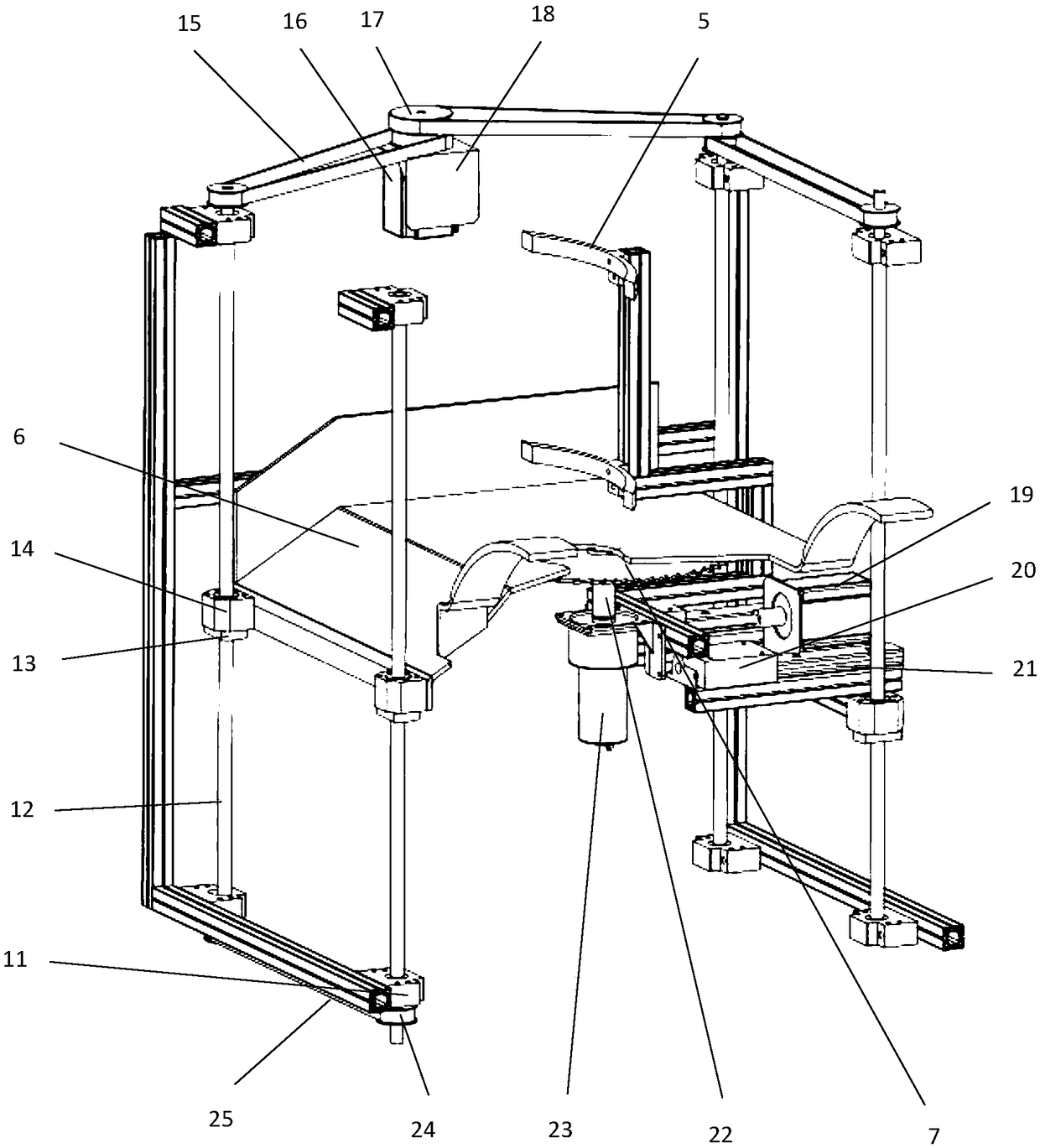 Energy-saving auxiliary manual pineapple picking machine