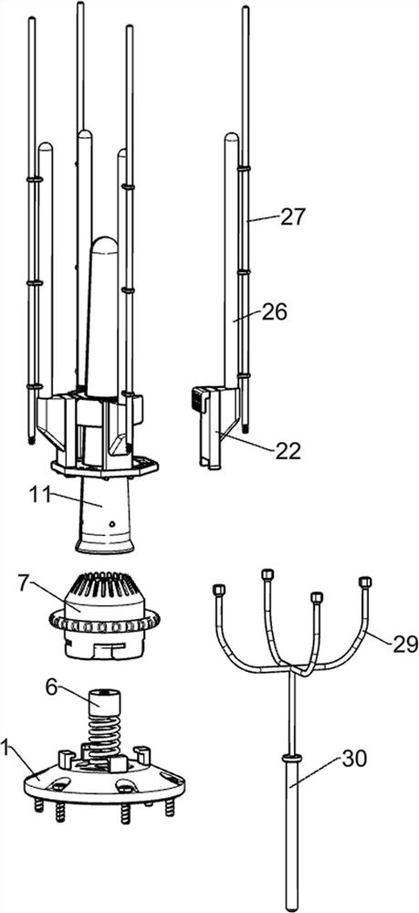 A detachable satellite signal transceiver assembly for broadcast communication