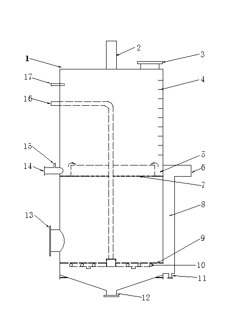 Quick high-efficiency reverse carbonation tank