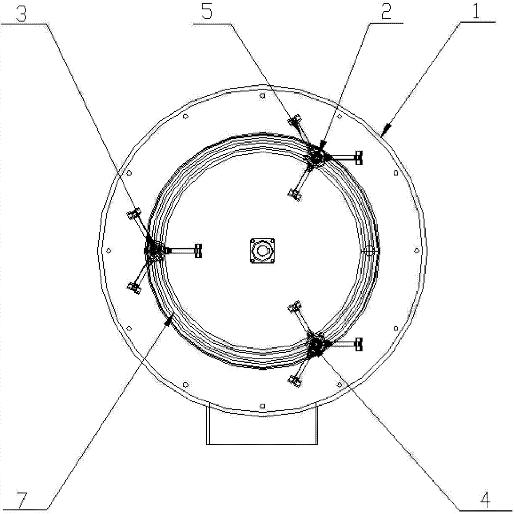 Tidal-current-energy power generation device based on hydraulic transmission