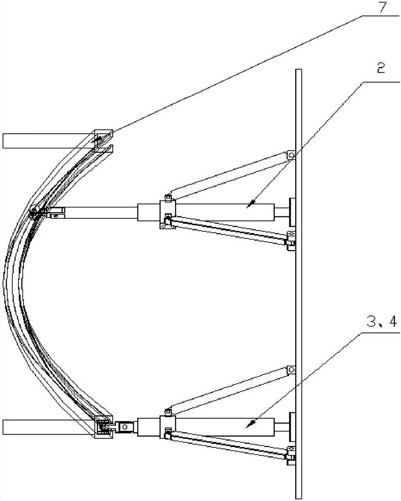 Tidal-current-energy power generation device based on hydraulic transmission