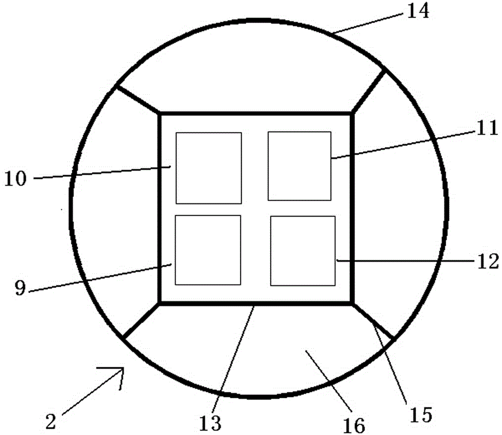 Concealed fire source detection system and detection method in goaf