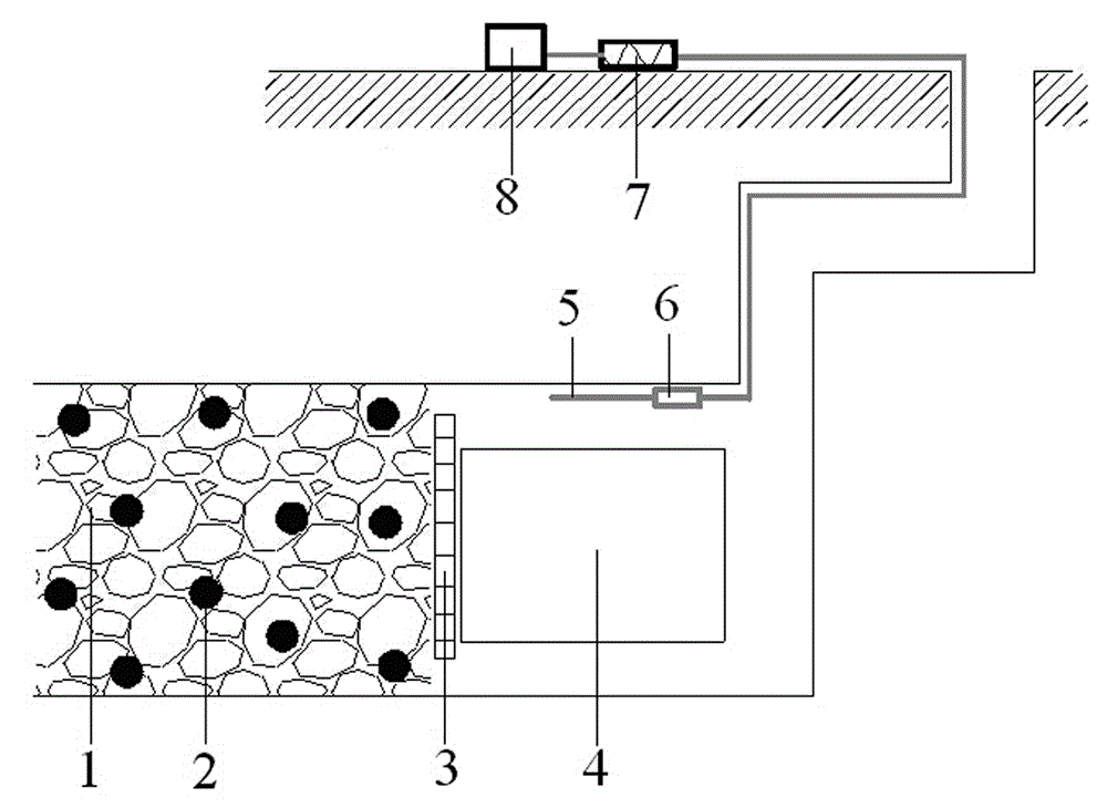 Concealed fire source detection system and detection method in goaf