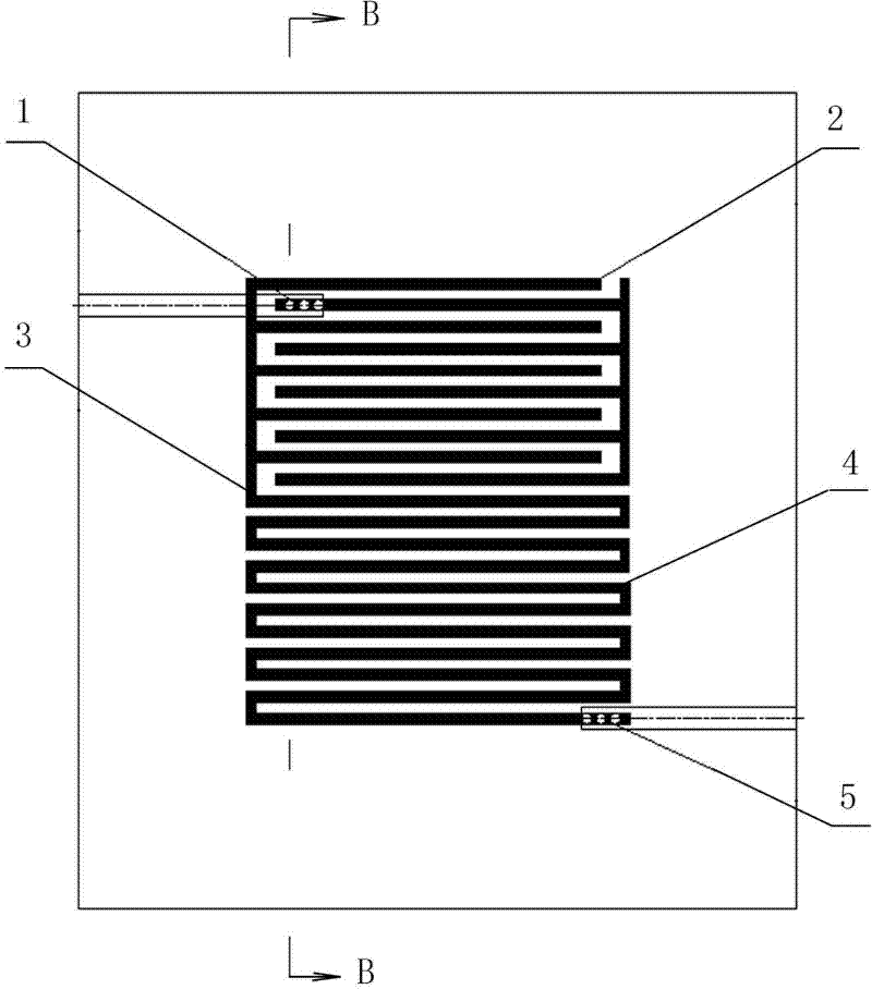 Proton exchange membrane fuel cell flow field structure