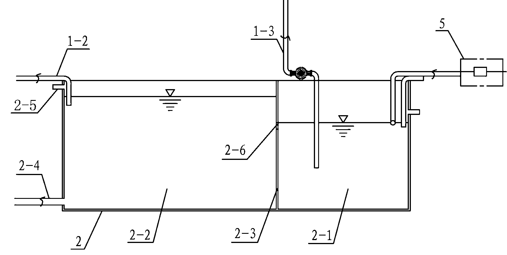 Mass-concrete cooling water recycling device and method