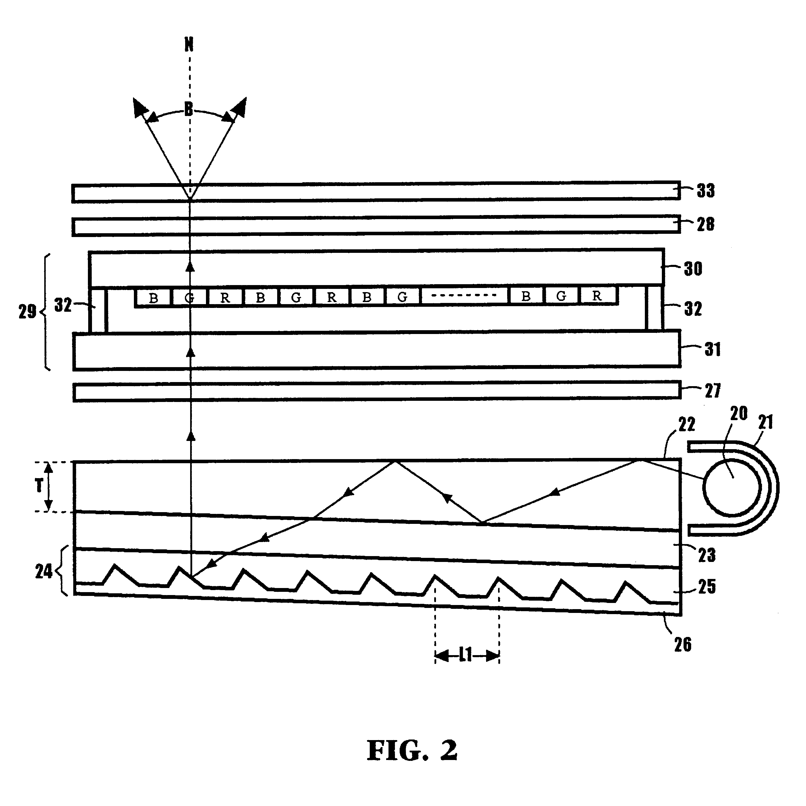 Light guide apparatus, a backlight apparatus and a liquid crystal display apparatus