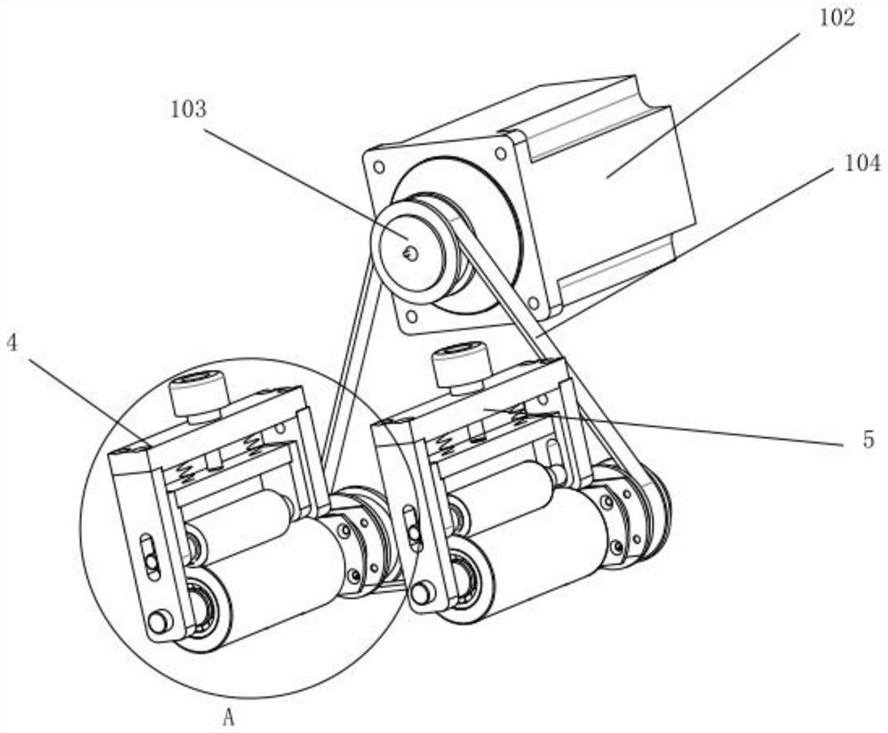 Rattan shaping device for rattan furniture processing