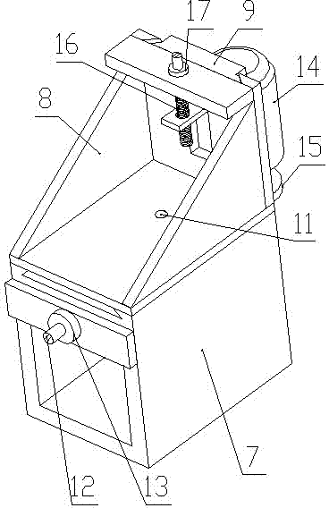 Edge grinding machine for arc angle of glass