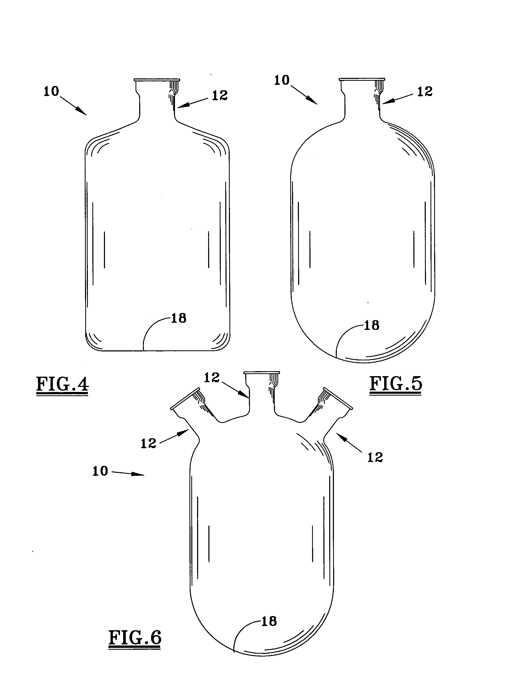 One-piece, continuoulsy blow molded container with rigid fitment