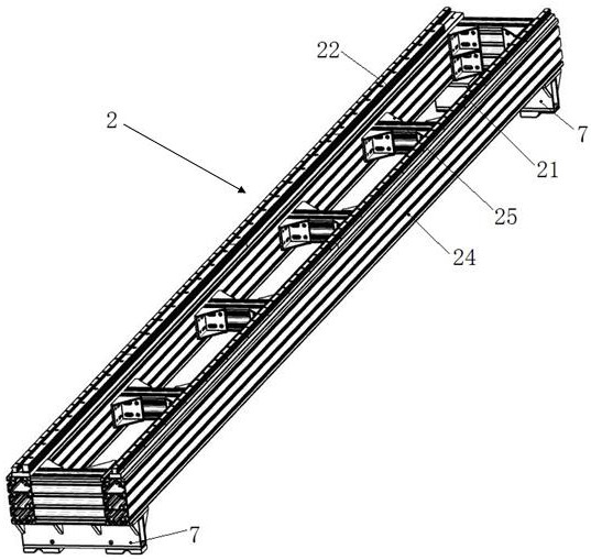 A kind of automatic suspension device for high-rise exterior wall