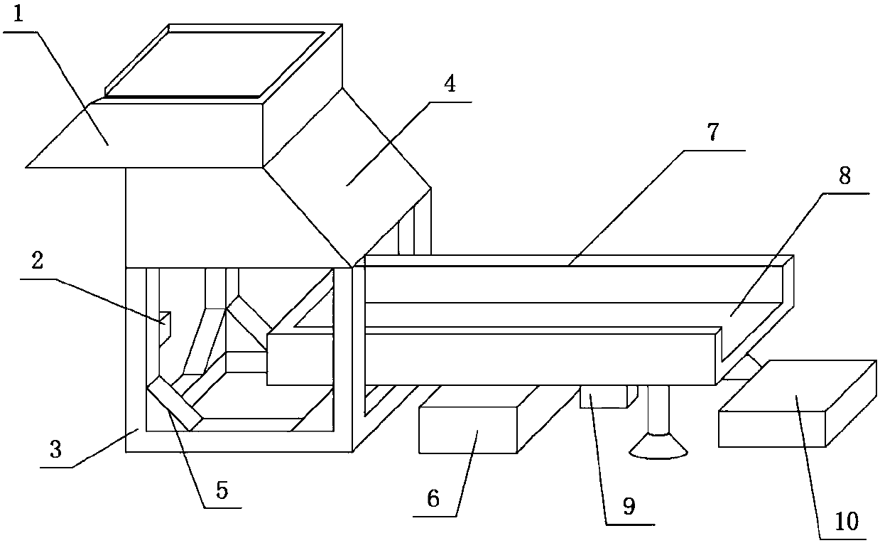 Block untying machine for tea leaves